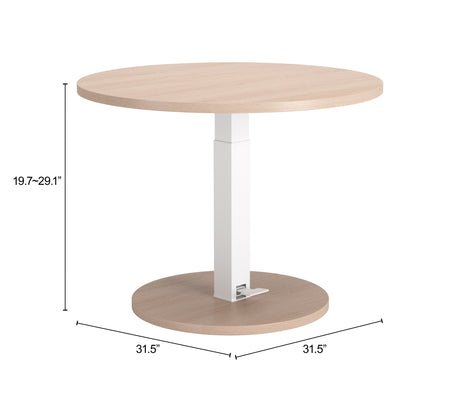 Hawley Natural Adjustable Dining Table by Zuomod at Eve Furniture