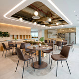 Hawley Walnut Adjustable Dining Table by Zuomod at Eve Furniture