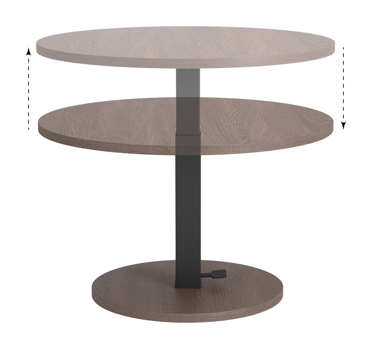 Hawley Walnut Adjustable Dining Table by Zuomod at Eve Furniture