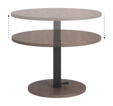 Hawley Walnut Adjustable Dining Table by Zuomod at Eve Furniture
