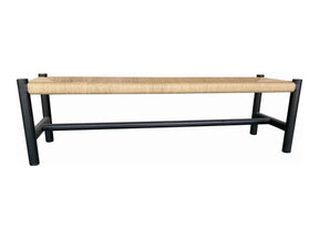 Hawthorn Black Large Bench by Moe's Home at Eve Furniture