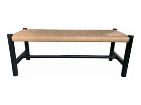 Hawthorn Black Small Bench