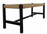 Hawthorn Large Bench Black by Moe's Home at Eve Furniture