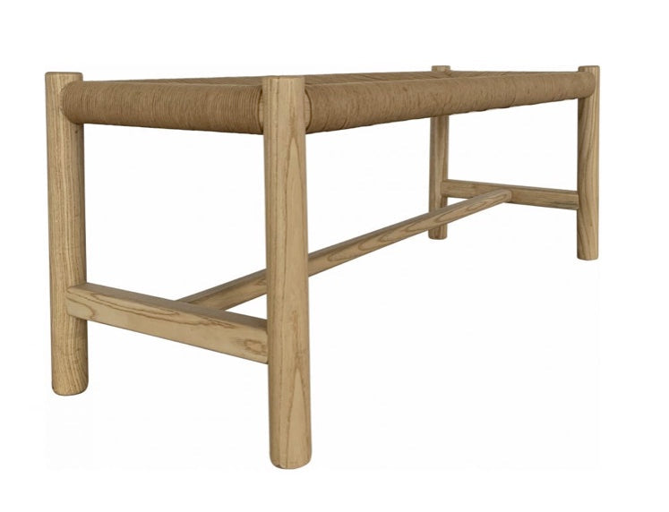 Hawthorn Large Bench Natural by Moe's Home at Eve Furniture