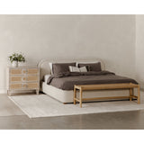 Hawthorn Natural Large Bench by Moe's Home at Eve Furniture