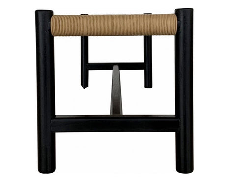Hawthorn Small Bench Black by Moe's Home at Eve Furniture