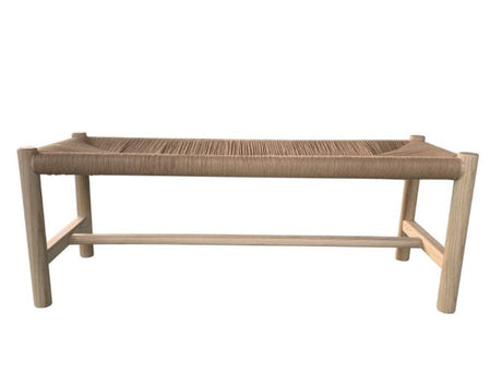Hawthorn Small Bench Natural by Moe's Home at Eve Furniture