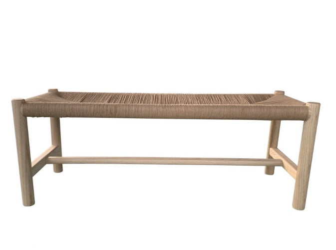 Hawthorn Small Bench Natural by Moe's Home at Eve Furniture