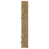 Hawthorne Mango 4-Shelf Glass Door Tall Cabinet with Drawers by Coaster at Eve Furniture