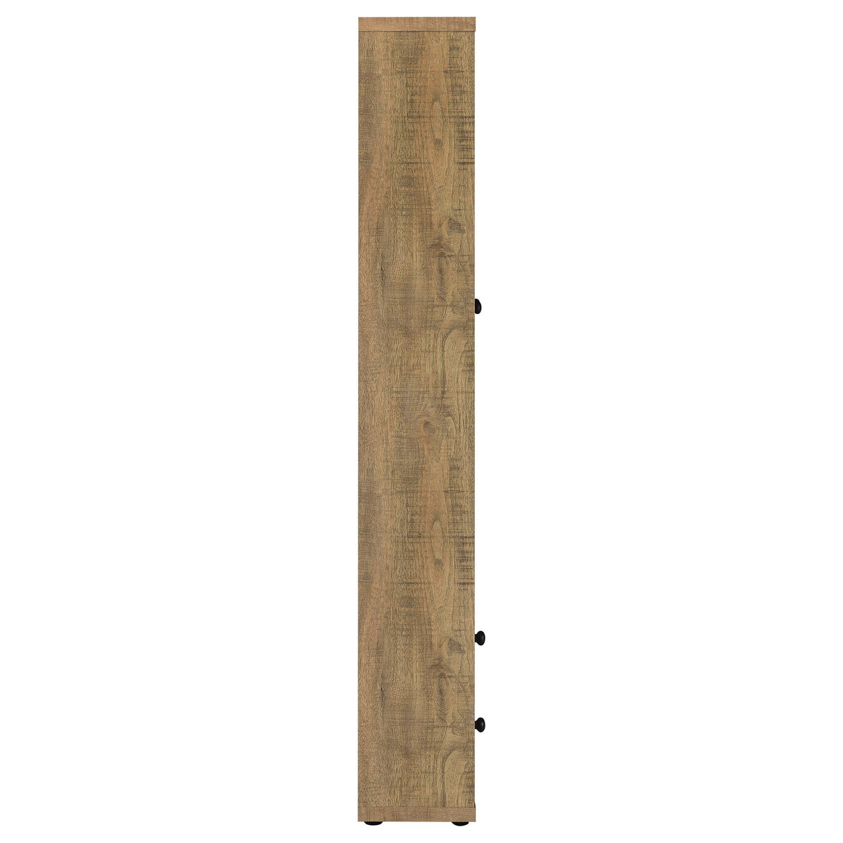 Hawthorne Mango 4-Shelf Glass Door Tall Cabinet with Drawers by Coaster at Eve Furniture