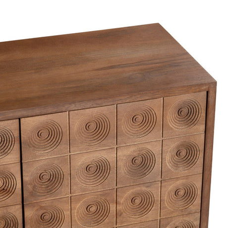 Hayden Brown Three-Door Sideboard by Crestview at Eve Furniture