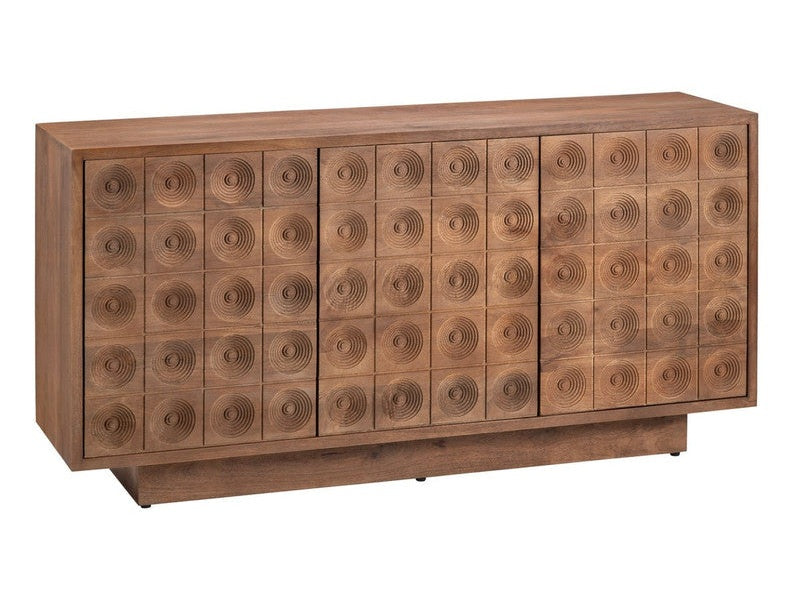 Hayden Brown Three-Door Sideboard by Crestview at Eve Furniture