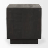 Hayden Dark Brown Wood End/Side Table by Mercana at Eve Furniture
