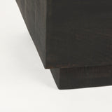 Hayden Dark Brown Wood End/Side Table by Mercana at Eve Furniture