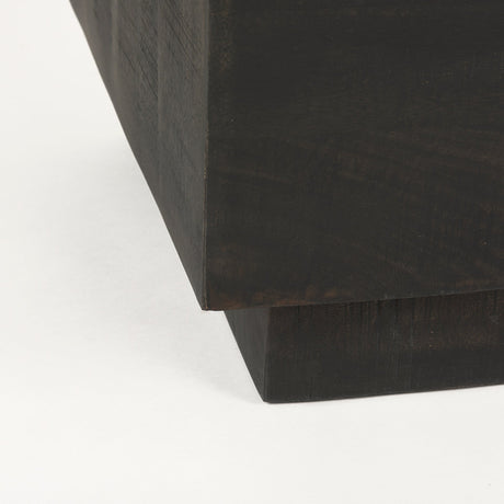 Hayden Dark Brown Wood End/Side Table by Mercana at Eve Furniture