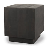 Hayden Dark Brown Wood End/Side Table by Mercana at Eve Furniture