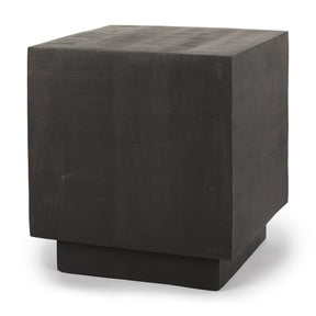 Hayden Dark Brown Wood End/Side Table by Mercana at Eve Furniture