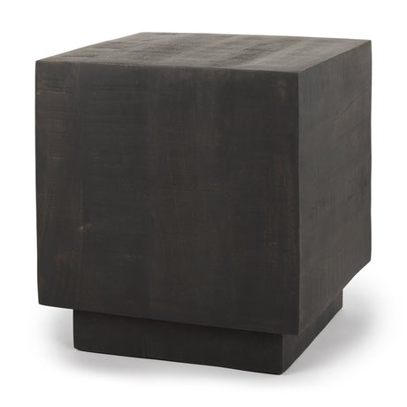 Hayden Dark Brown Wood End/Side Table by Mercana at Eve Furniture