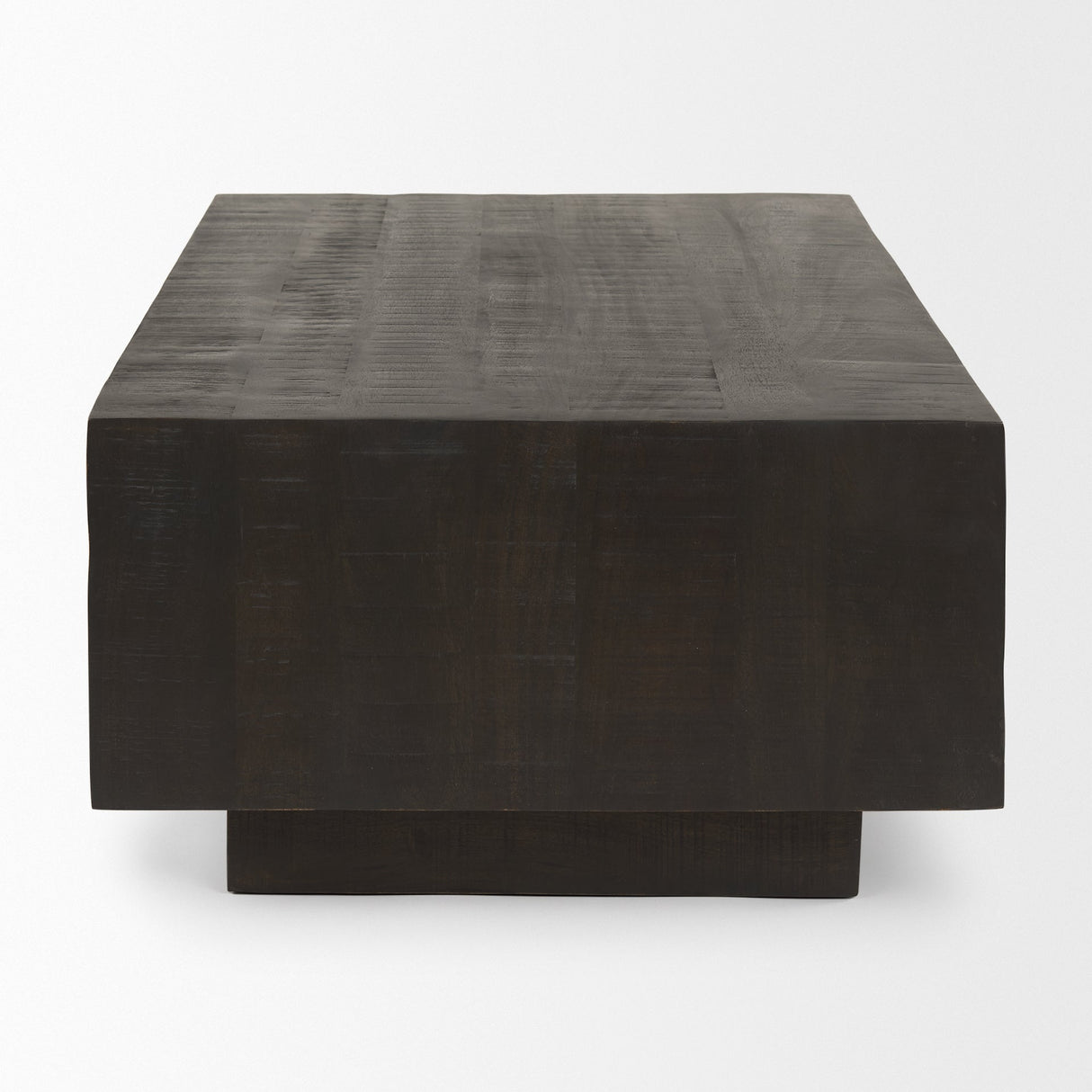 Hayden Dark Brown Wood Rectangular Coffee Table by Mercana at Eve Furniture