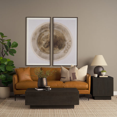 Hayden Dark Brown Wood Rectangular Coffee Table by Mercana at Eve Furniture