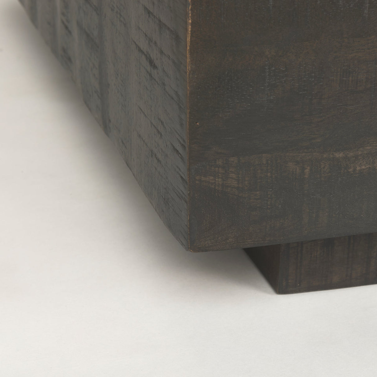 Hayden Dark Brown Wood Square Coffee Table by Mercana at Eve Furniture
