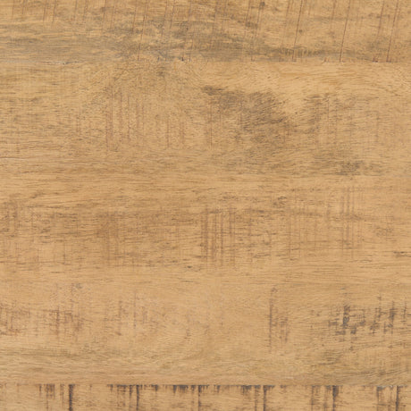 Hayden Light Brown Wood Square Coffee Table by Mercana at Eve Furniture