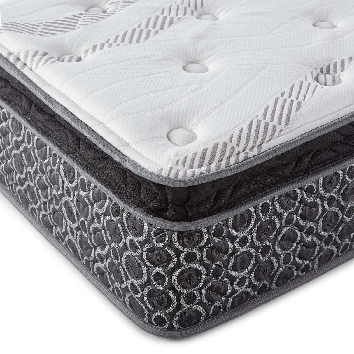 Hayes 11" Eastern King Pillow Top Foam Hybrid Mattress by Coaster at Eve Furniture