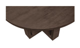Hayes Dining Table Rustic Brown by Moe's Home at Eve Furniture