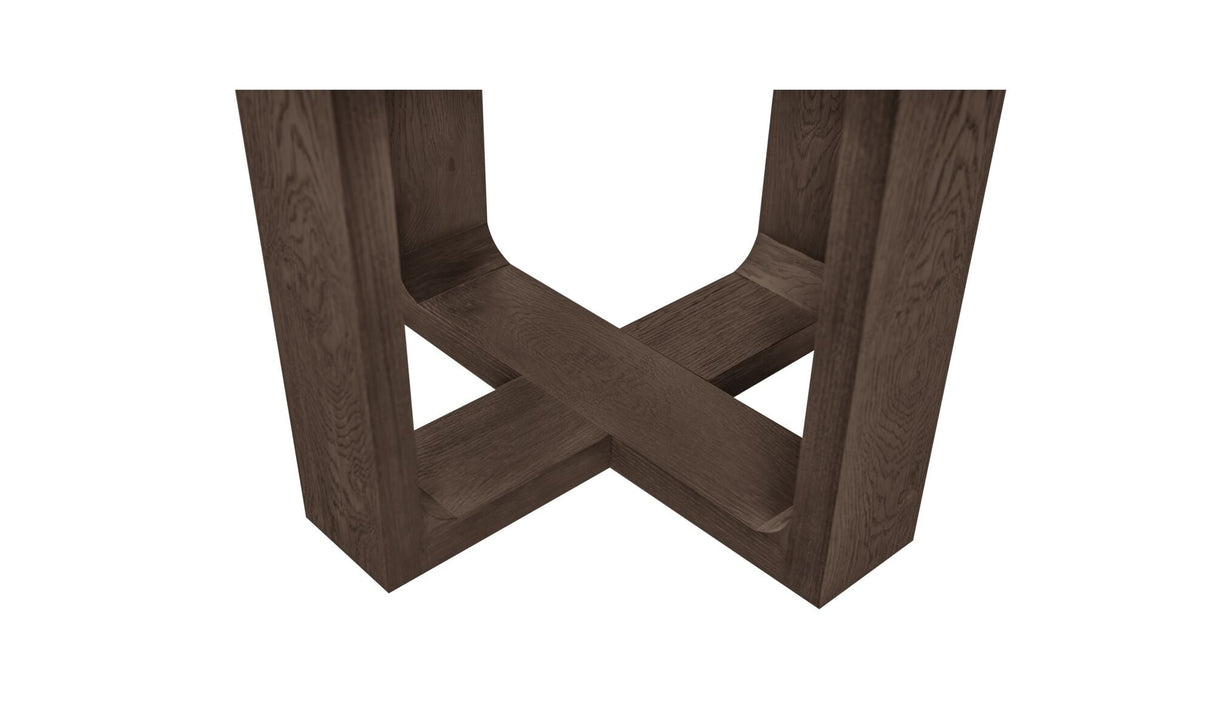 Hayes Dining Table Rustic Brown by Moe's Home at Eve Furniture