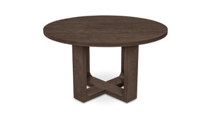 Hayes Dining Table Rustic Brown by Moe's Home at Eve Furniture