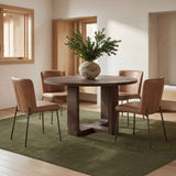 Hayes Rustic Brown Dining Table by Moe's Home at Eve Furniture