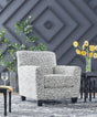 Hayesdale Black/Cream Accent Chair by Ashley at Eve Furniture