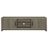 Hays 2-Door TV Console Gray Driftwood