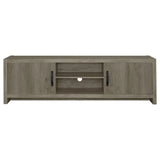Hays Gray Driftwood 2-Door TV Console by Coaster at Eve Furniture