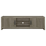 Hays Gray Driftwood 2-Door TV Console by Coaster at Eve Furniture