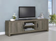 Hays Gray Driftwood 2-Door TV Console by Coaster at Eve Furniture
