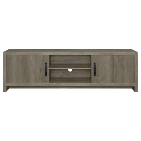 Hays Gray Driftwood 2-Door TV Console by Coaster at Eve Furniture