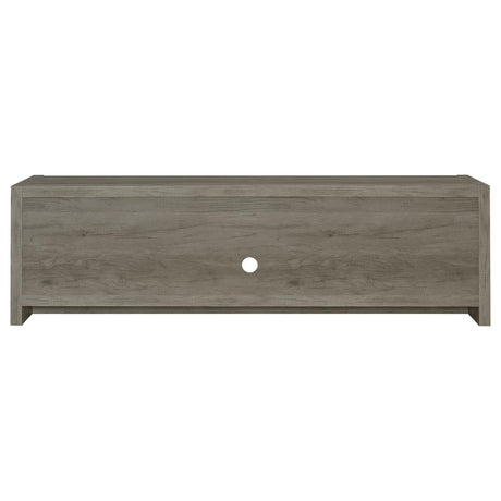 Hays Gray Driftwood 2-Door TV Console by Coaster at Eve Furniture