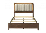 Hayward Walnut 4-Piece Queen Bedroom Set by Furniture of America at Eve Furniture