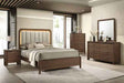 Hayward Walnut 4-Piece Queen Bedroom Set by Furniture of America at Eve Furniture