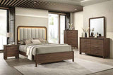 Hayward Walnut 4-Piece Queen Bedroom Set by Furniture of America at Eve Furniture
