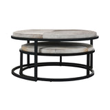 Hayword Coffee Table Set of 2 - Sparrow Gray by Classic Home at Eve Furniture