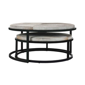 Hayword Coffee Table Set of 2 - Sparrow Gray by Classic Home at Eve Furniture