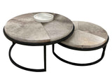 Hayword Gray Nesting Coffee Tables (Set of 2) by Classic Home at Eve Furniture