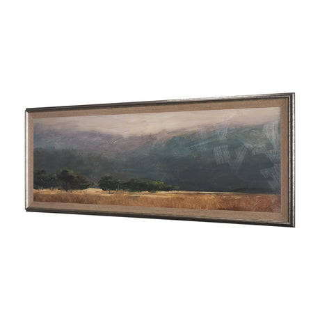 Haze Landscape by Mercana Studio a Hand Embellished Textured Framed Art Print by Mercana at Eve Furniture