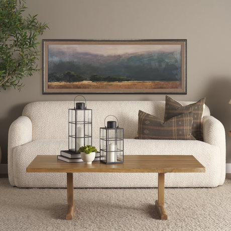 Haze Landscape by Mercana Studio a Hand Embellished Textured Framed Art Print by Mercana at Eve Furniture