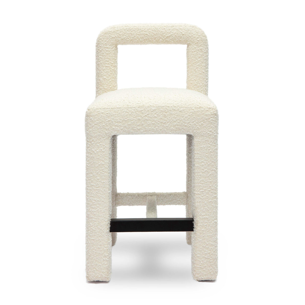 Hazel Boucle Counter Stool by TOV Furniture at Eve Furniture