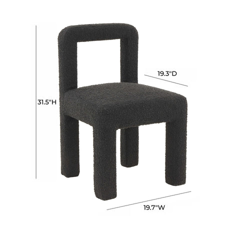 Hazel Boucle Dining Chair by TOV Furniture at Eve Furniture