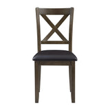 Hazel Charcoal Brown 5-Piece Dining Set by Homelegance at Eve Furniture