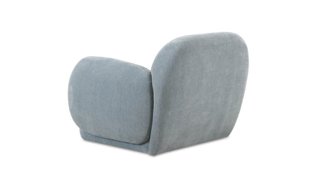 Hazel Lounge Chair Light Blue by Moe's Home at Eve Furniture